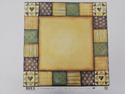 Scrapbooking papír 30x30 cm Patchwork