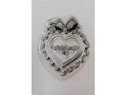 Razítko silikonové Valentýn 3 5 x 5,5 cm