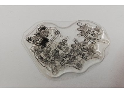 Razítko silikonové Vánoce 2 4,5 x 5 cm