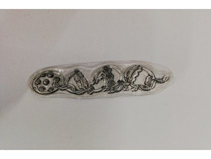 Razítko silikonové Velikonoce vajíčka 7 x 2 cm