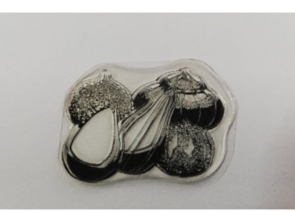 Razítko silikonové zelenina 5 x 4 cm