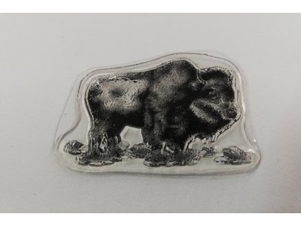 Razítko silikonové zvířata bizon 4,5 x 3 cm