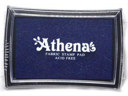 Razítkovací polštářek na textil tmavě modrý