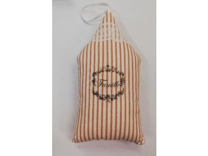 Látkový domeček č.4 červený Famille