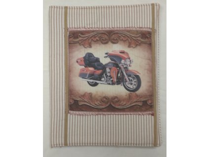 Obal na knihu nebo diář 17 x 22,5 cm Motorka