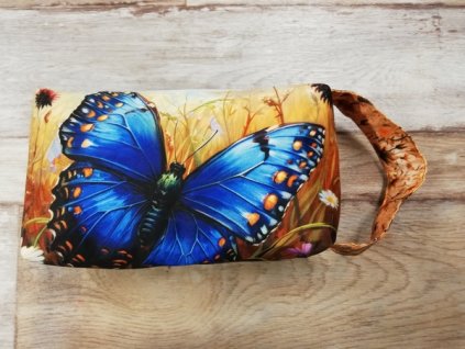 Kosmetická taštička digitální tisk (bavlna) 22 x 12 x 8 cm Motýlek a