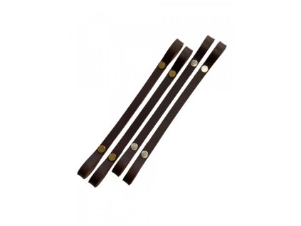 Popruh na košík nebo kabelku kožený š.1cm 70 cm černý