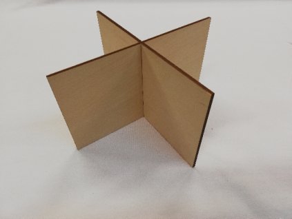 Přepážky pro kruhový a čtvercový košík 25 cm výška 10 cm