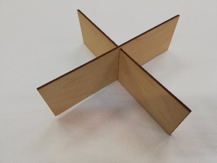 Přepážky pro kruhový a čtvercový košík 25 cm výška 7 cm