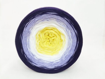 Duhové klubíčko 3 nitky česká výroba Butterfly mini fialka