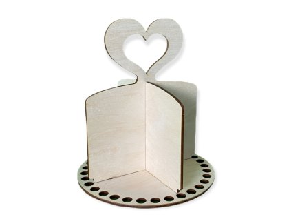 Konstrukce na příborník přírodní na háčkování