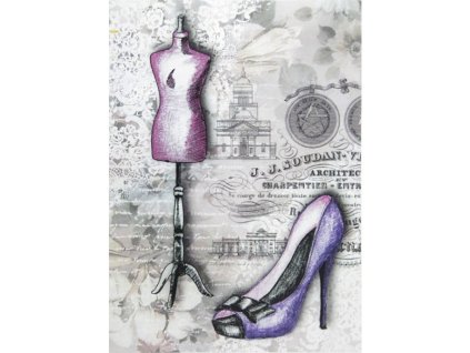 Rýžový papír A4 pro tvoření Krejčovská panna R702