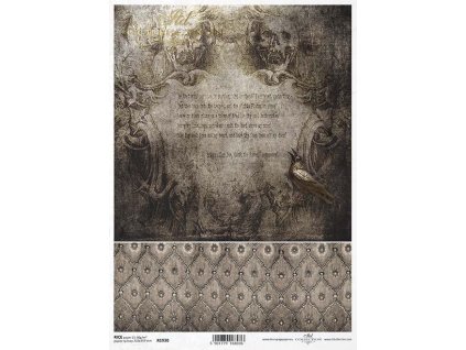 Rýžový papír A4 pro tvoření Tajemno, mystika, fantasy R1930