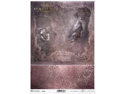 Rýžový papír A4 pro tvoření Tajemno, mystika, fantasy R1933