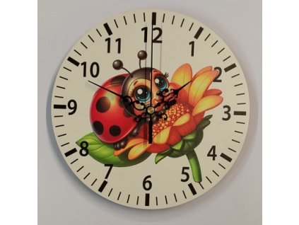 Dětské hodiny 20 cm - Beruška