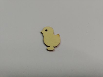 Dřevěný výřez Kachnička 2 cm