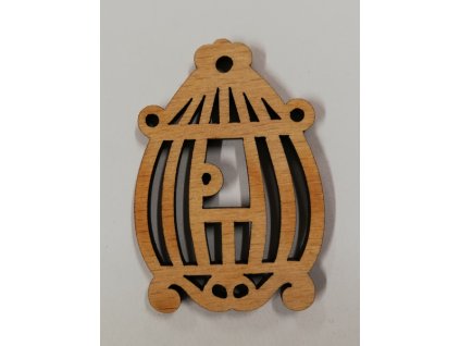 Dřevěný výřez klícka 5x3,5cm