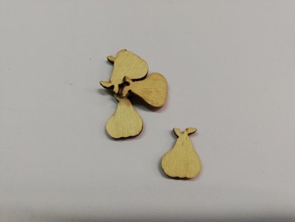 Dřevěný výřez Hruštička 2 cm