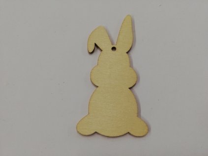 Dřevěný výřez zajíček č.2 9x5cm