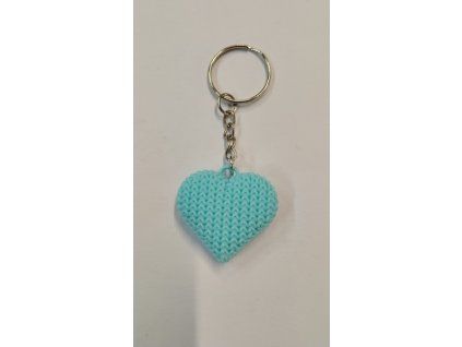 Přívěsek - Srdíčko tyrkysové světlé