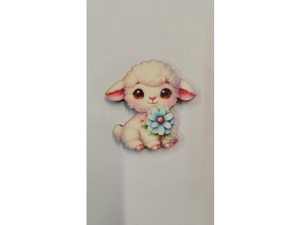 Magnetka dřevěná 4 cm - Velikonoční č.2