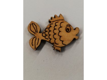Dřevěný výřez kapřík 2,5cm