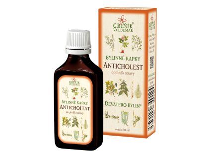 Bylinné kapky - Anticholest 50ml