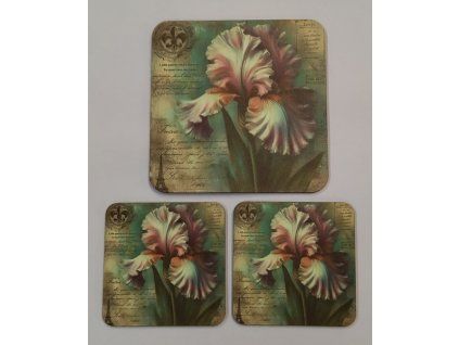 Podtácek  - Kosatec1