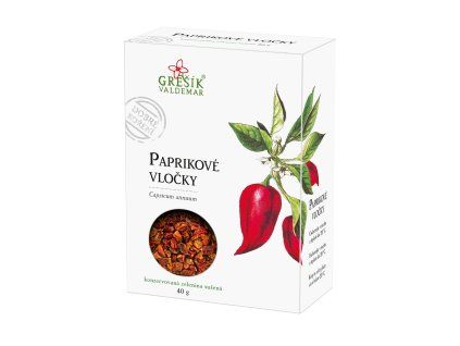paprikové vločky