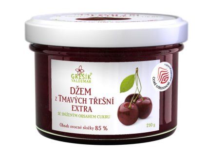 džem z tmavých třešní