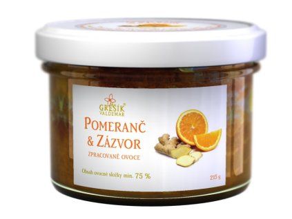 pomeranč a zázvor