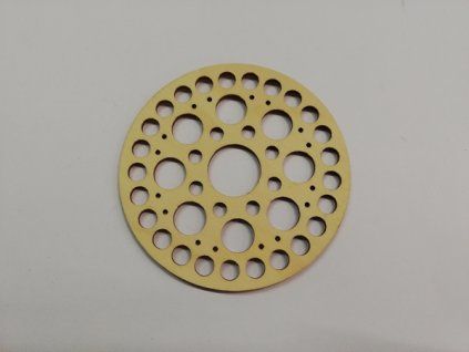 Dno na háčkované košíky překližka kruh kroužek 10 cm