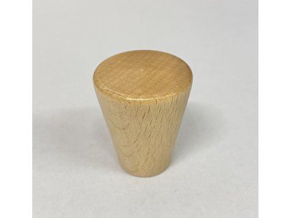 Knopka TAPER buk lakovaný 30 mm
