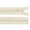 Zip kostěný bundový, šíře 5 mm, délka 80 cm béžový nejsvětlejší