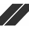 Pruženka hladká šíře 20 mm černá 1m