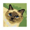 Tištěná předloha pro výšivku 15 x 15 cm Kočka 2