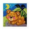Tištěná předloha pro výšivku 15 x 15 cm Medvídek 3