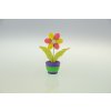 Kytička v květináči 13,5 cm skládačka vatovka