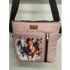 Crossbody kabelka - kočárkovina - Koně
