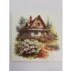 Obrázek na destičce 15 x 15 chata u jezera 5