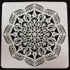 Šablona plastová pro kreativní tvoření - 15 x 15 - mandala č.29