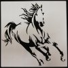 Šablona plastová pro kreativní tvoření - 15 x 15 - Kůň č.2