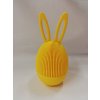 Velikonoční dekorace výtisk 3D 13 x 6 zajíc kinder žlutý