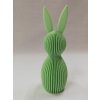 Velikonoční dekorace výtisk 3D 11 x 3,5 zajíc zelenkavý