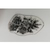 Razítko silikonové květina růže 3 5 x 3,5 cm