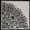 Šablona plastová pro kreativní tvoření - 30 x 30 cm - Mandala č.36
