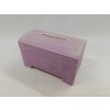 Dřevěná kasička 11 x 7 cm Lila