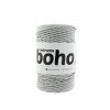 Bavlněná šňůra Macrama BOHO 100m - šedá světlá