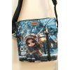 Dívčí crossbody kabelka - kočárkovina - Holčička se sovičkou 1