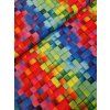 Teplákovina digi tisk šíře 155cm - kostičky (50cm)